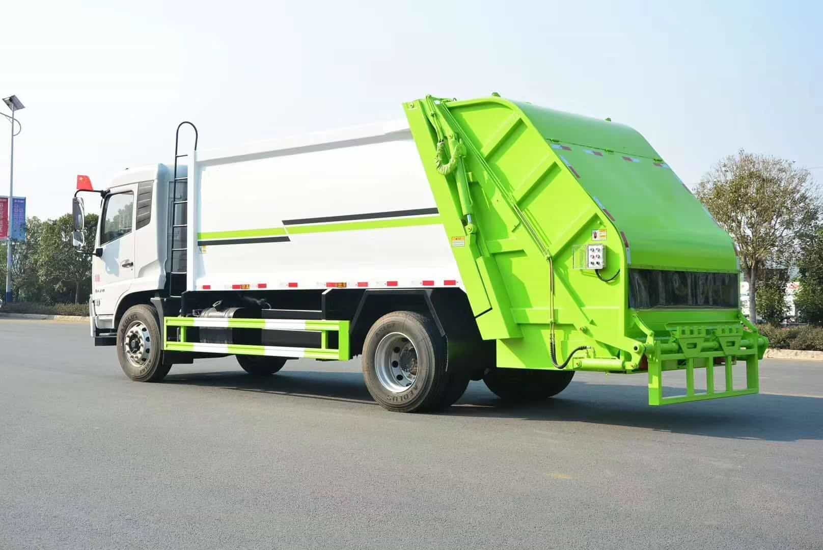 東風天錦12-14方壓縮式垃圾車