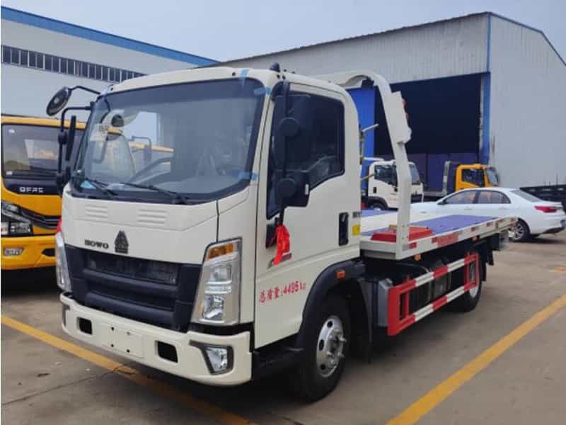 重汽一拖二清障車
