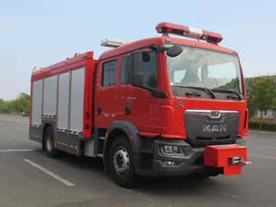 4噸壓縮空氣泡沫消防車
