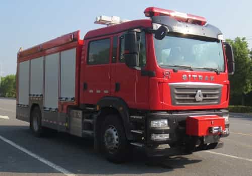 5.5噸壓縮空氣泡沫消防車